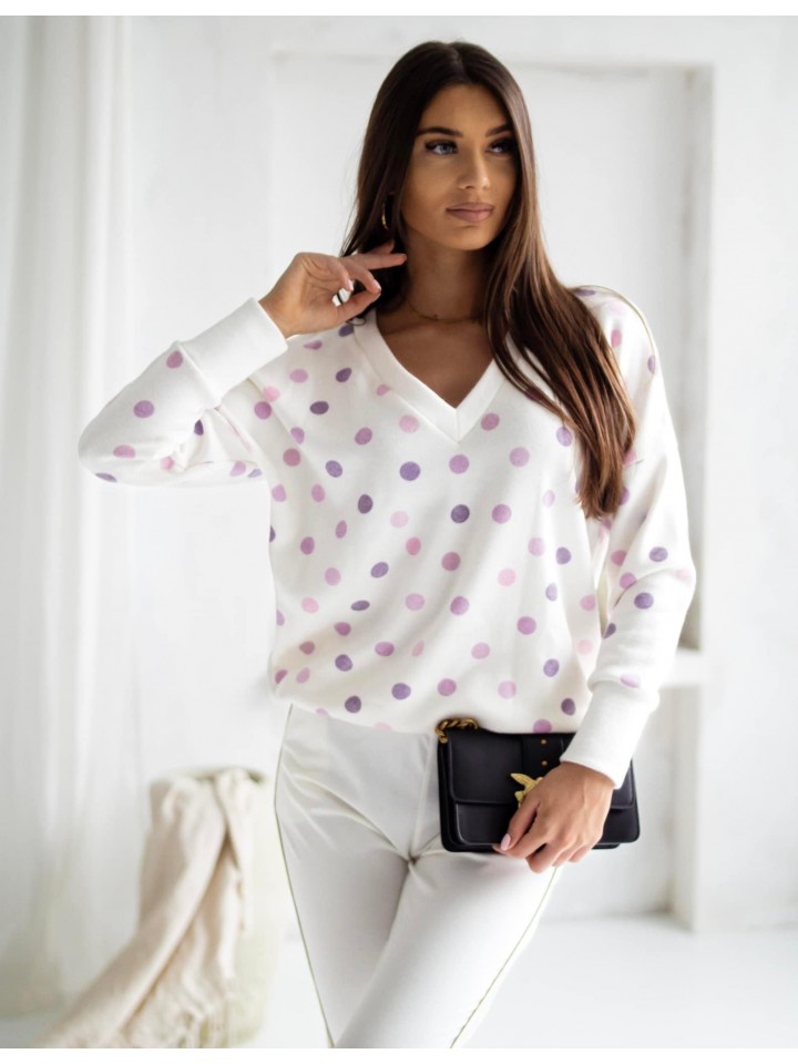 Sweterek Milky grochy