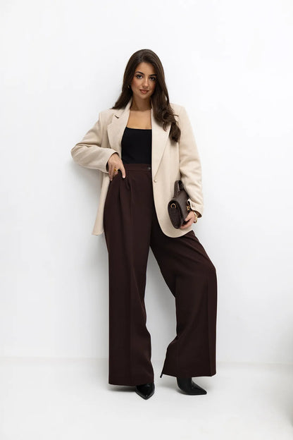 MARYNARKA ZAMSZOWA BEŻOWA