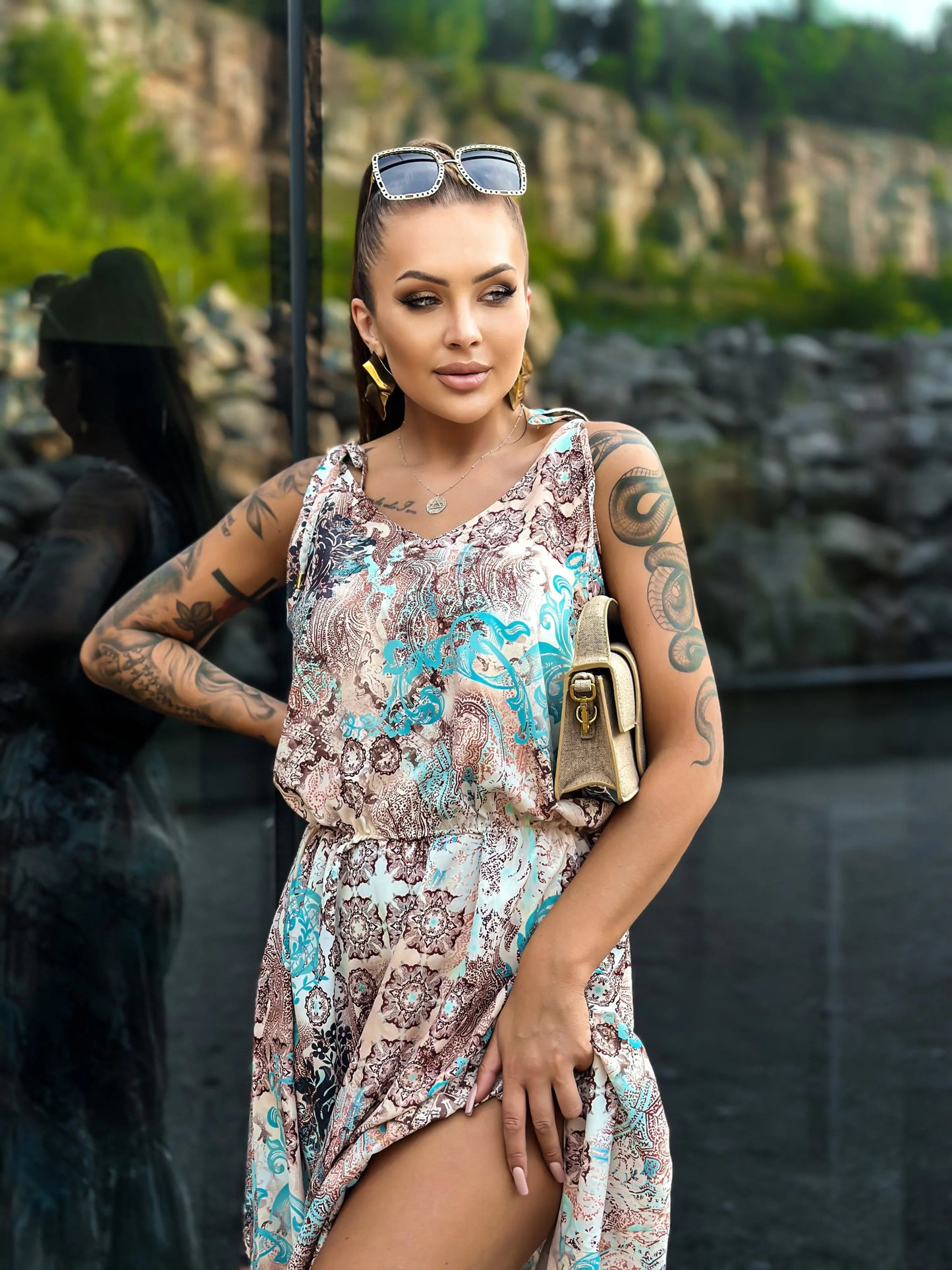 SUKIENKA BELLA MAXI ORIENT