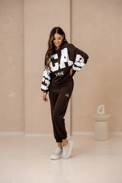 BLUZA CHICAGO CZEKOLADA
