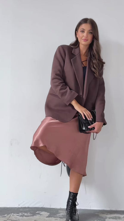 MARYNARKA COTTON CZEKOLADA